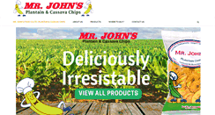 Desktop Screenshot of mrjohnsfood.com